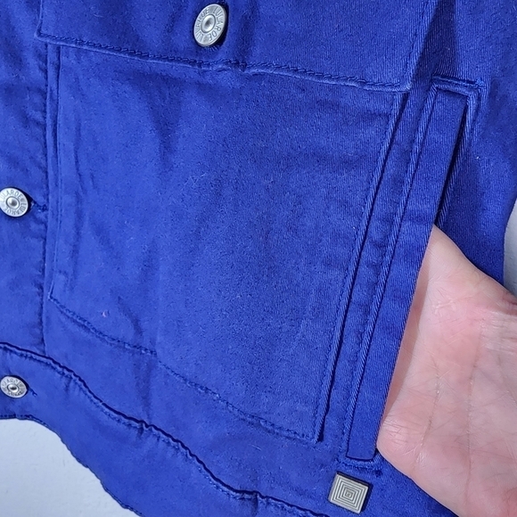 LULAROE BUTTON FRONT EMBROIDERED JACKET - Picture 5 of 8